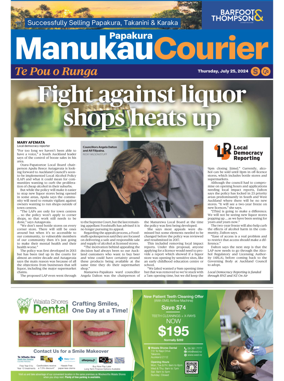 Cover of Manukau Courier