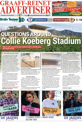 Cover of Graaff-Reinet Advertiser