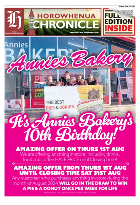 Cover of Horowhenua Chronicle