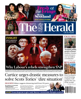 Cover of Sunday Herald