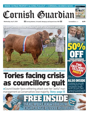 Cover of Cornish Guardian (St. Austell & Fowey)