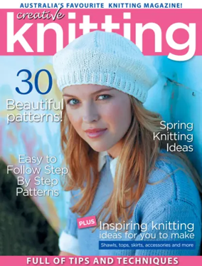 Cover of Creative Knitting (Australia)