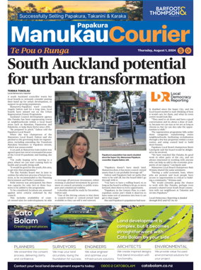 Cover of Manukau Courier