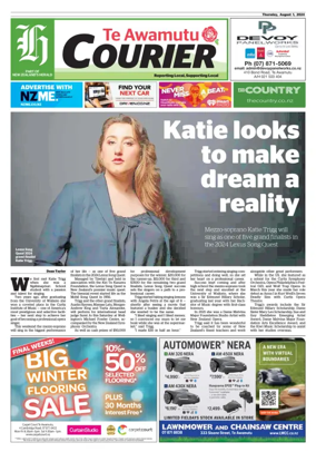 Cover of Te Awamutu Courier