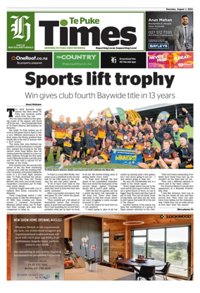 Cover of Te Puke Times