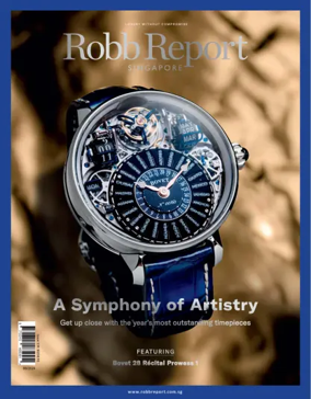 Cover of Robb Report Singapore