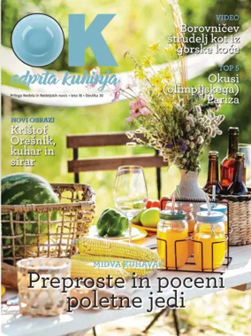 Cover of Odprta Kuhinja for Slovenske Novice