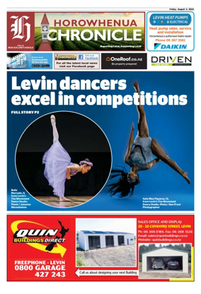 Cover of Horowhenua Chronicle