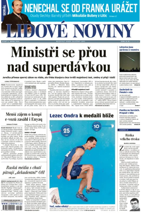 Cover of Lidove noviny