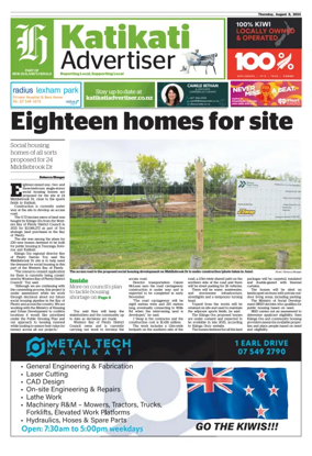 Cover of Katikati Advertiser