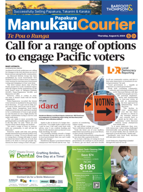 Cover of Manukau Courier