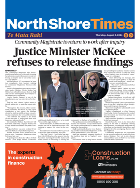 Cover of North Shore Times