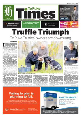 Cover of Te Puke Times