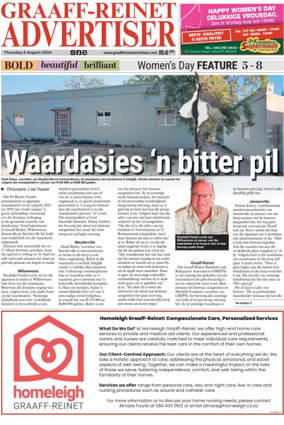 Cover of Graaff-Reinet Advertiser
