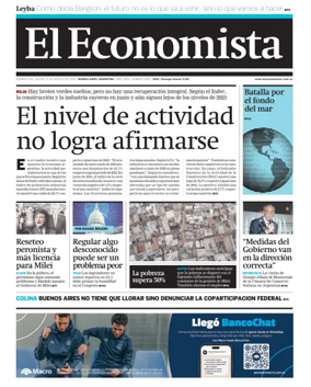Cover of El Economista (Argentina)