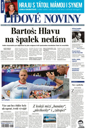 Cover of Lidove noviny