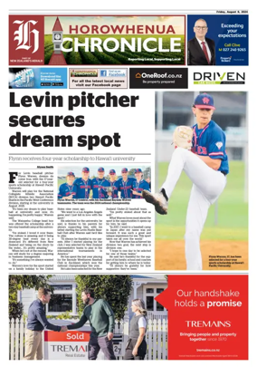 Cover of Horowhenua Chronicle