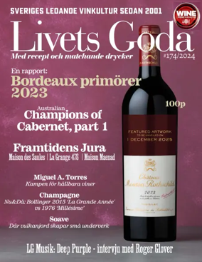 Cover of Livets Goda Wine Magazine