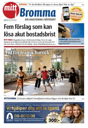 Cover of Bromma Tidning