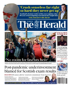 Cover of Sunday Herald