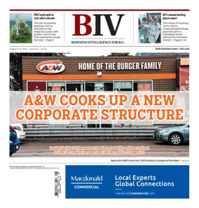 Cover of Business in Vancouver