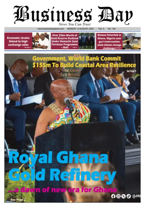 Cover of Business Day (Ghana)