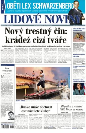 Cover of Lidove noviny