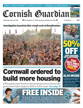 Cover of Cornish Guardian (St. Austell & Fowey)