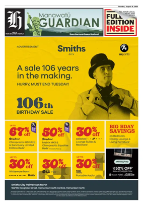 Cover of Manawatu Guardian