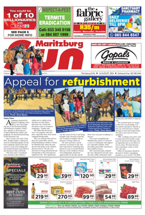 Cover of Maritzburg Sun (South Africa)