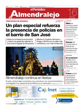 Cover of El Periódico de Almendralejo