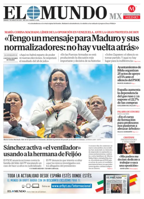 Cover of El Mundo