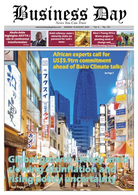 Cover of Business Day (Ghana)