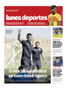Cover of Deporte Lunes