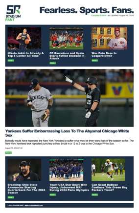 Cover of Stadium Rant