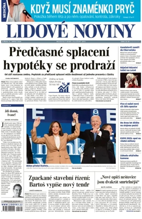 Cover of Lidove noviny