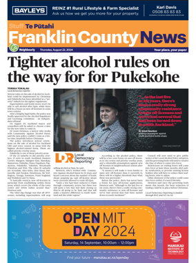 Cover of Franklin County News