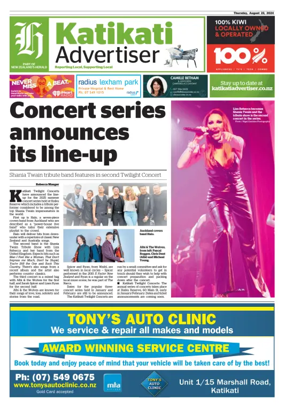 Cover of Katikati Advertiser