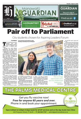 Cover of Manawatu Guardian