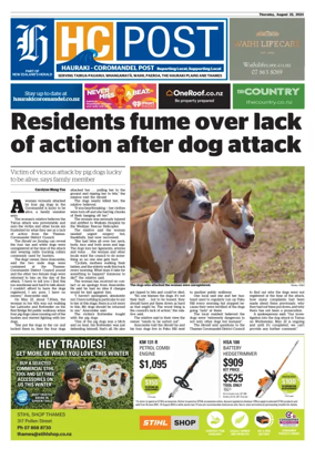 Cover of Waihi Leader