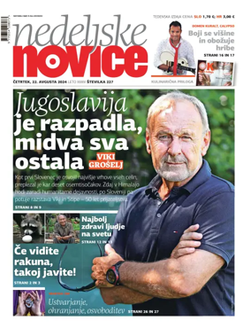 Cover of Nedeljske Novice