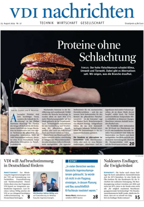 Cover of VDI Nachrichten