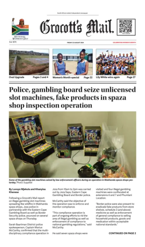 Cover of Grocott's Mail