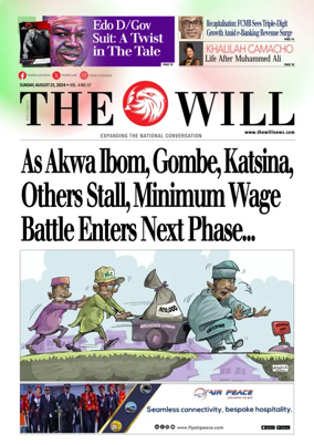 Cover of THEWILL NEWSPAPER