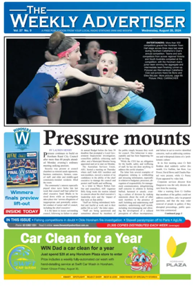 Cover of The Weekly Advertiser Horsham