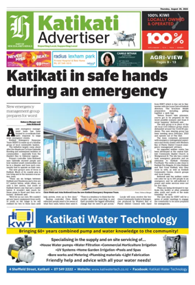 Cover of Katikati Advertiser