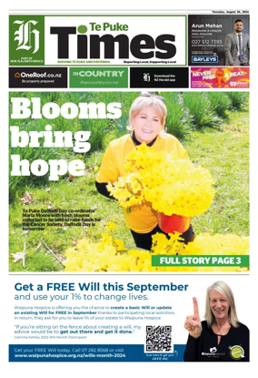 Cover of Te Puke Times