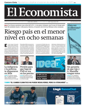 Cover of El Economista (Argentina)