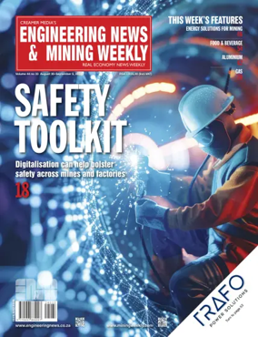 Cover of Engineering News and Mining Weekly
