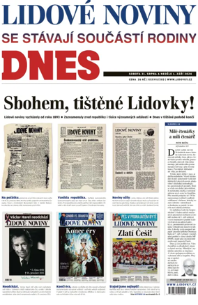 Cover of Lidove noviny